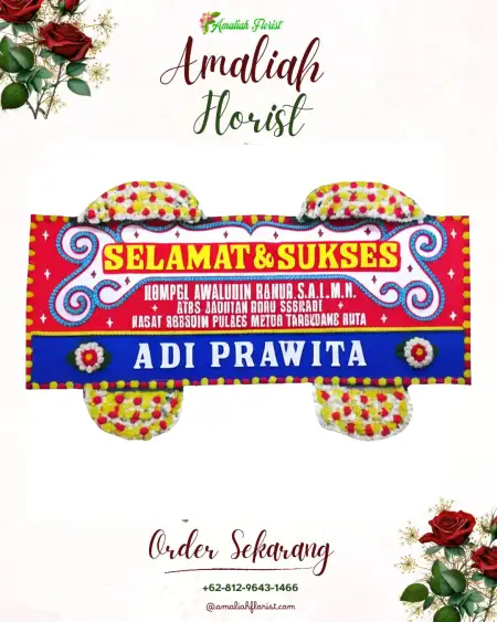 Papan Bunga Ucapan Selamat Alak