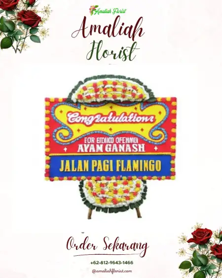 Sewa Papan Bunga Alak
